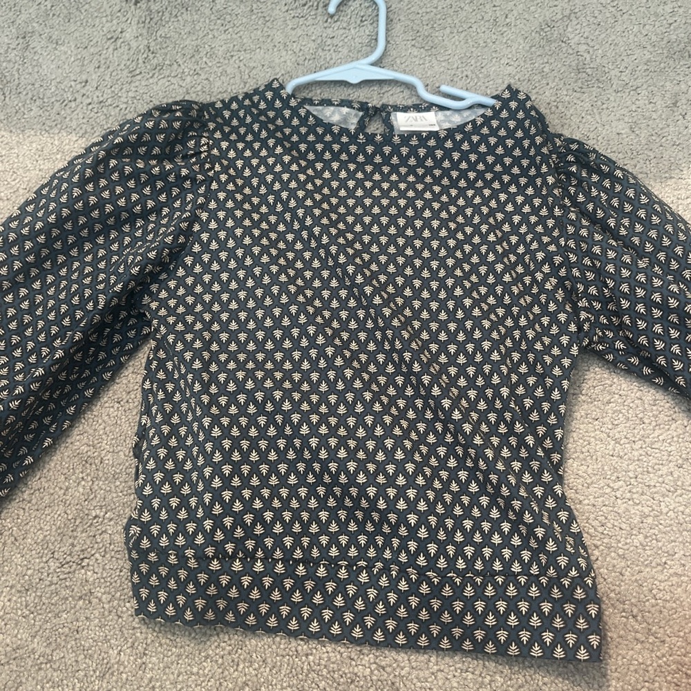 zara girls size 9 blouse